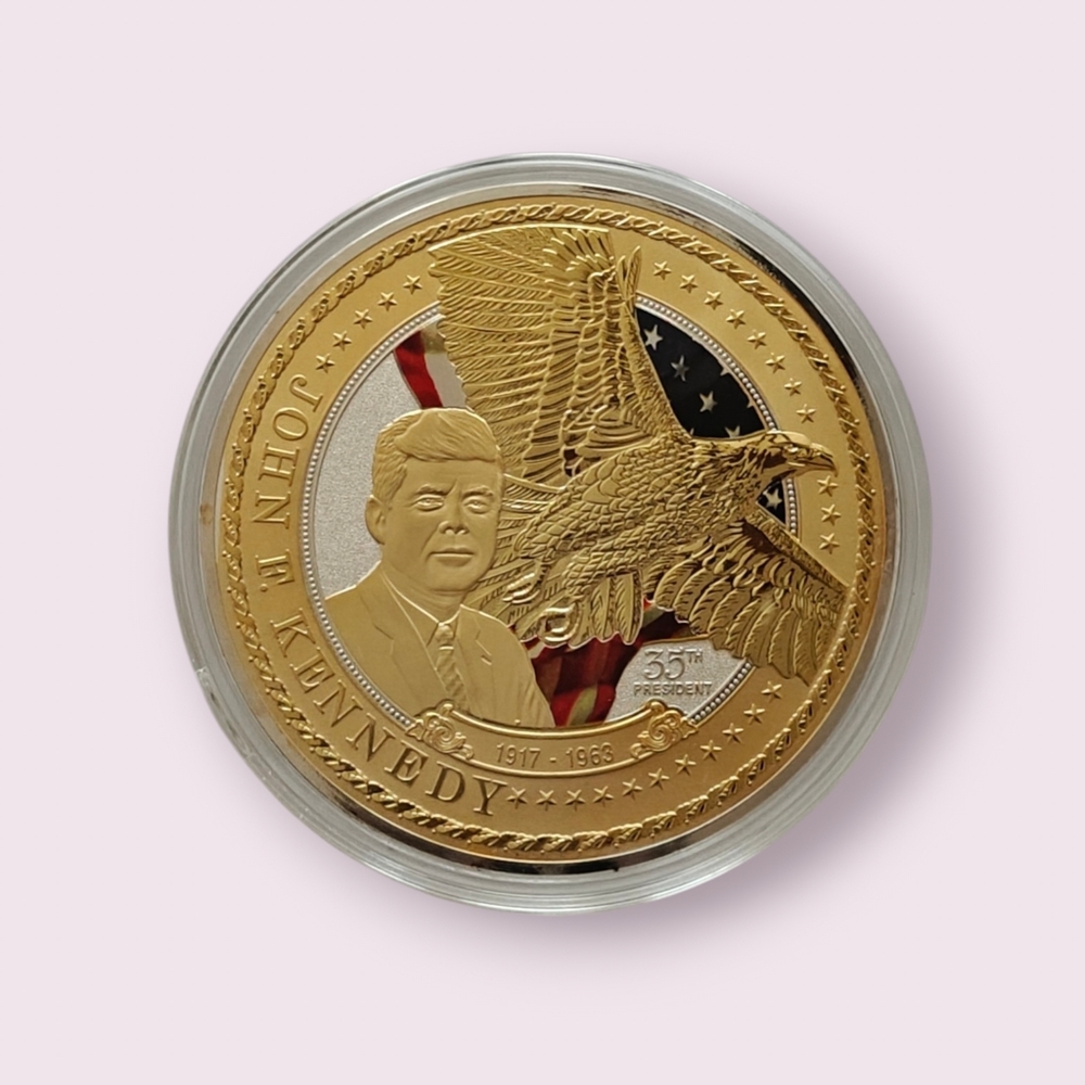 Leaders of Freedom: JFK Colossal Coin w/COA